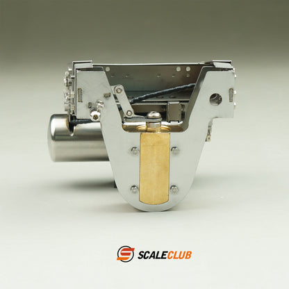 Scaleclub Model Metal Hydraulic Lifting Bridge with Gas Tank Tail Beam Set TSQWL-TY-1 for 1/14 RC Truck Trailer Truck Van