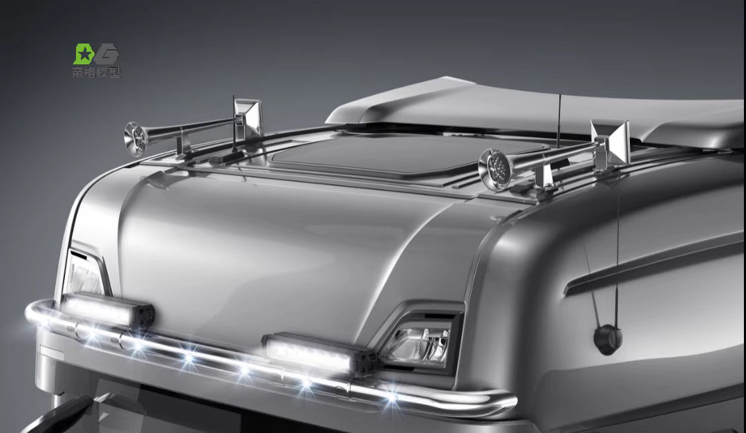 DG RC Tamiya 1/14 Scania 770S Truck Kit (56368) - Includes Aluminum Sunshade and LED Lights (56371)