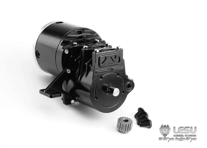 LESU1/14 truck Tamiya tractor gearbox F-5016 high torque second gear gearbox with transfer DIY dump truck
