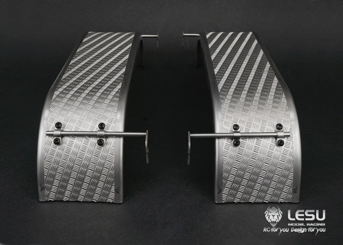 1/14 Truck Double Axle Fender S-1243 Rear Wheel Sand Plate Tamiya Mud Truck Dump Truck Model Accessories LESU