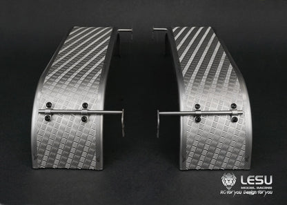 1/14 Truck Double Axle Fender S-1243 Rear Wheel Sand Plate Tamiya Mud Truck Dump Truck Model Accessories LESU