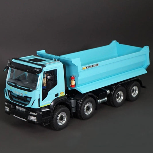 MD Model 1/14 Iveco 8X4 Dump Truck Complete Vehicle Integrated Axle Set Electric Remote Control Vehicle