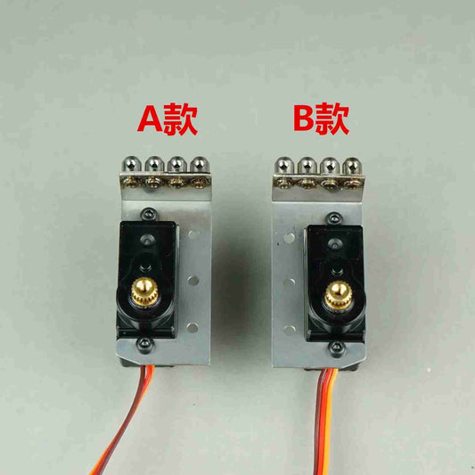 Scaleclub Vertical 2 in 1 Locking Differential Cable Servo Mount A B Type for RC Tamiya LESU 1/14 Trailer Truck Dump Truck