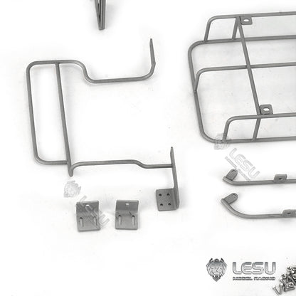 LESU 1/14 PC360 construction excavator cab body metal guardrail