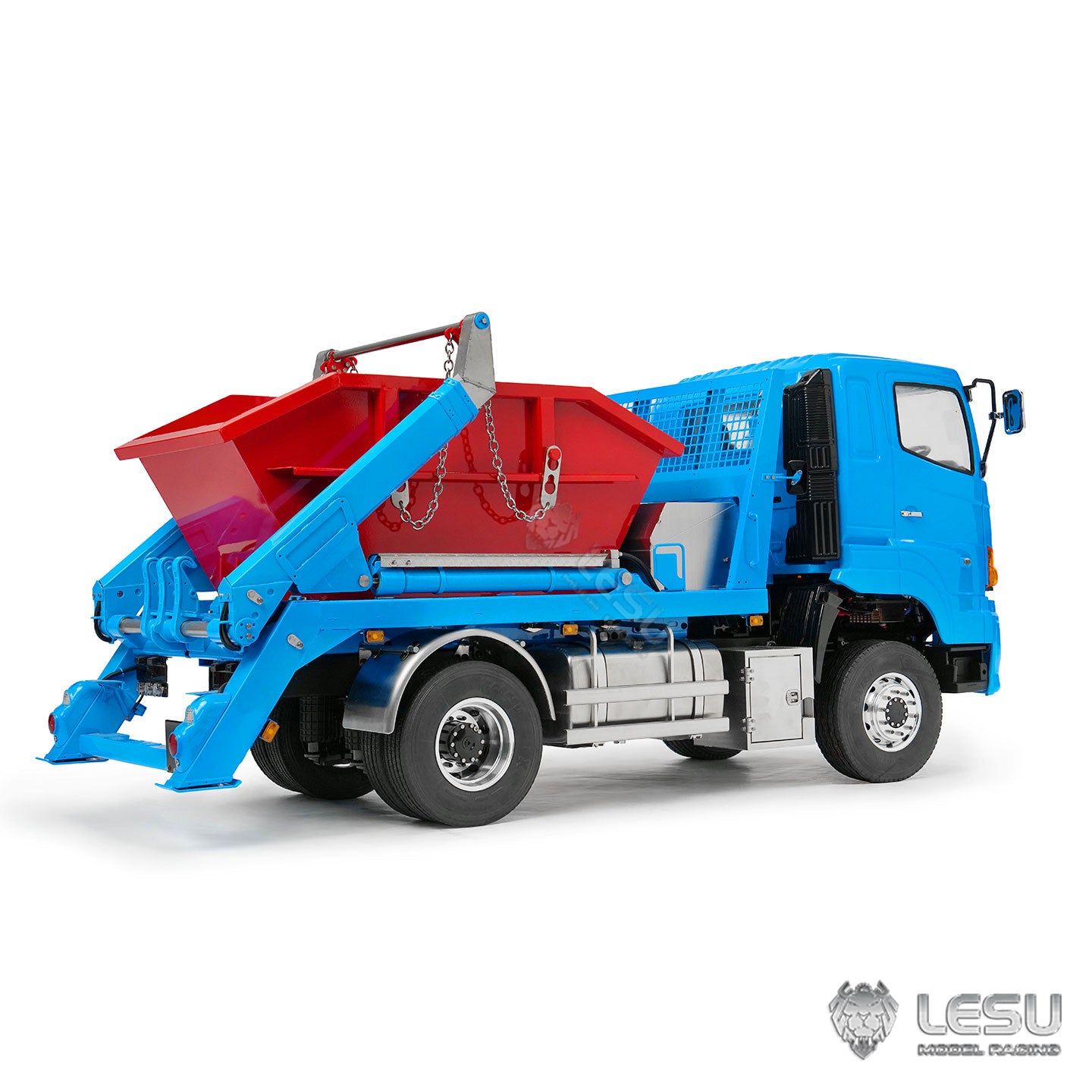 1/14 4×4 Hydraulic 4‑Spool Rocker‑Arm Tipper Truck, Integrated Welded Copper Tubing, LESU LS‑Z0067