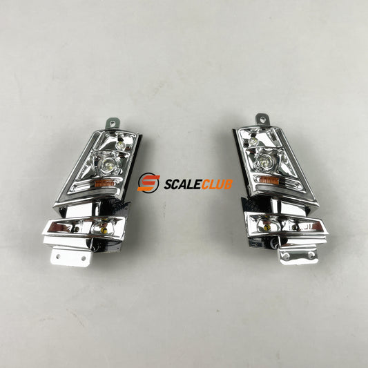 Scaleclcub model RC 1/14 Volvo Tamiya Fh750 integrated flowing headlight