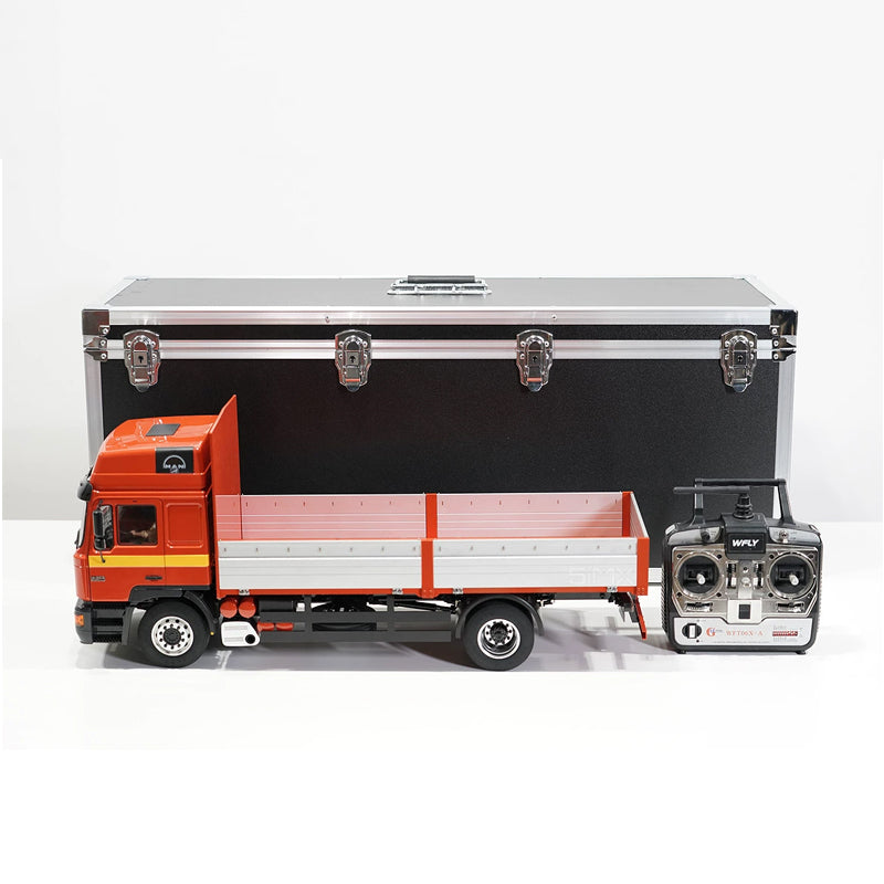 JXmodel 1/14 Tamiya MAN F2000 Cab with Aluminum Alloy Opening Doors and Front Panel 4X2 Truck RTR Version