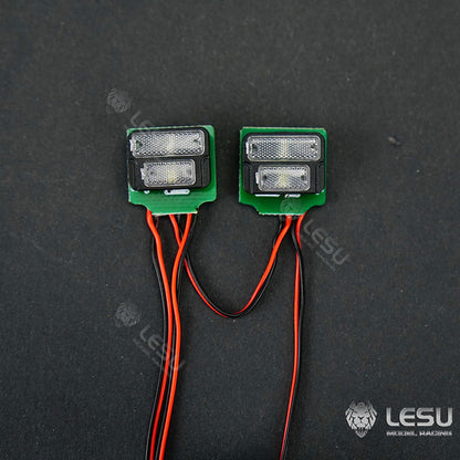 LESU 1/14 simulation model engineering crawler Bobcat skid steer loader rear taillight turn signal DIY modified taillight