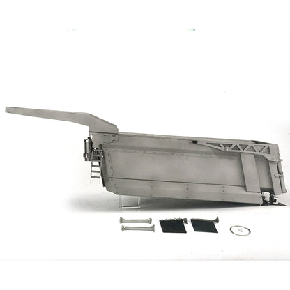LESU 1/14 Tamiya truck remote control model toy hydraulic front cylinder 8*8 dump truck modified metal container