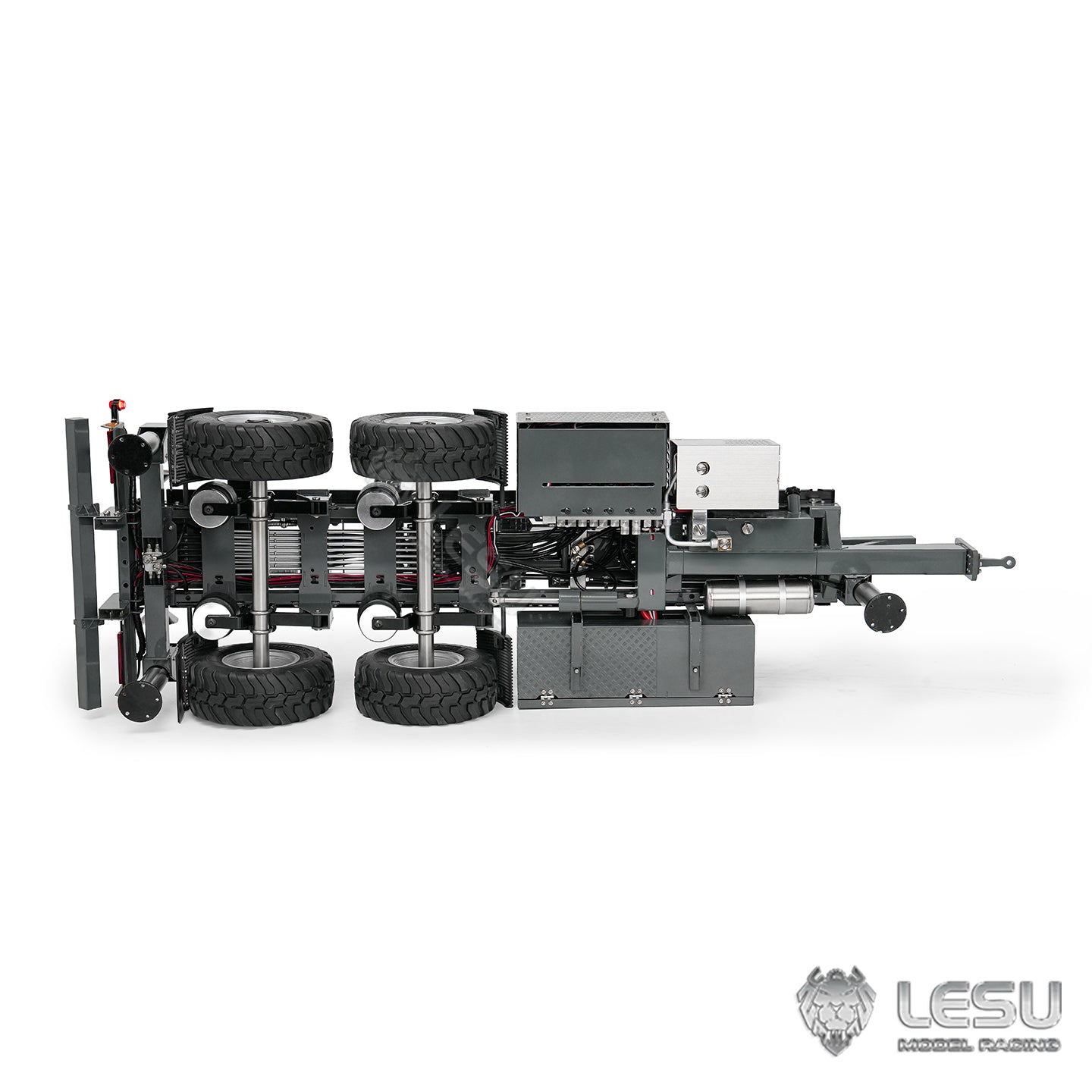 6×6 Telescopic Full‑Dump Trailer, RC Hydraulic Tipper Engineering Trailer Model, LS‑A0066‑A