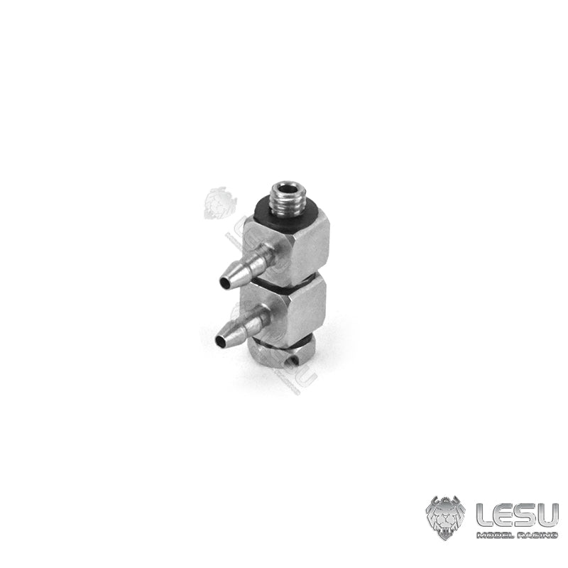 Hydraulic model modified stainless steel precision M3 threaded joint elbow nozzle nylon oil pipe installation LESU