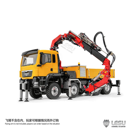 LESU 1/14 TGS 8x8 truck-mounted crane loader, can be equipped with a boom lift LS-Z0082 LESU