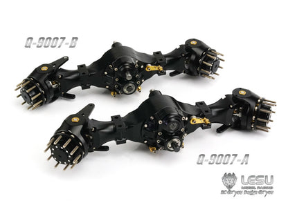 1/14 truck Tamiya tractor axle Q-900 series differential lock flange bridge mud army truck DIY model LESU