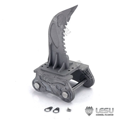 LESU 1/14 Engineering Hydraulic Excavator CAT 374F Modified Quick Release Straight Blade Ripper Attachment