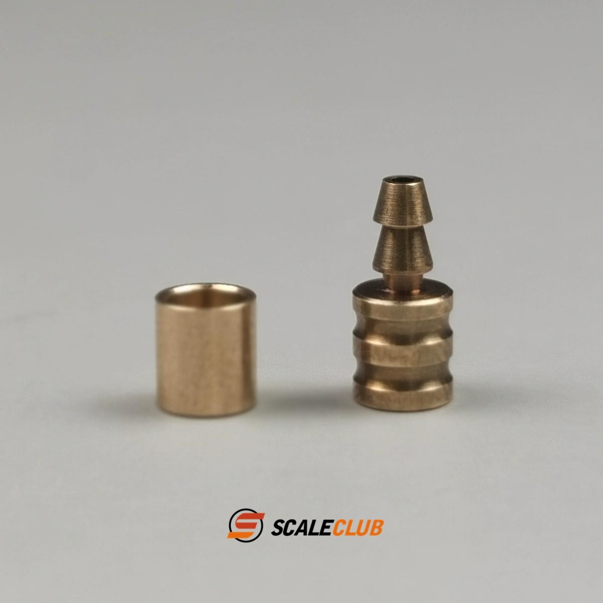 Scaleclub Model for Hydraulic oil nozzle 2.5mm copper tube welding to 3mm oil pipe RC engineering model toy parts