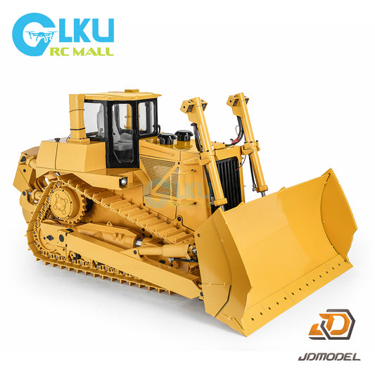 JDMODEL 1/14 Remote Control Hydraulic Bulldozer Model Hydraulic Engineering Vehicle JDM-98