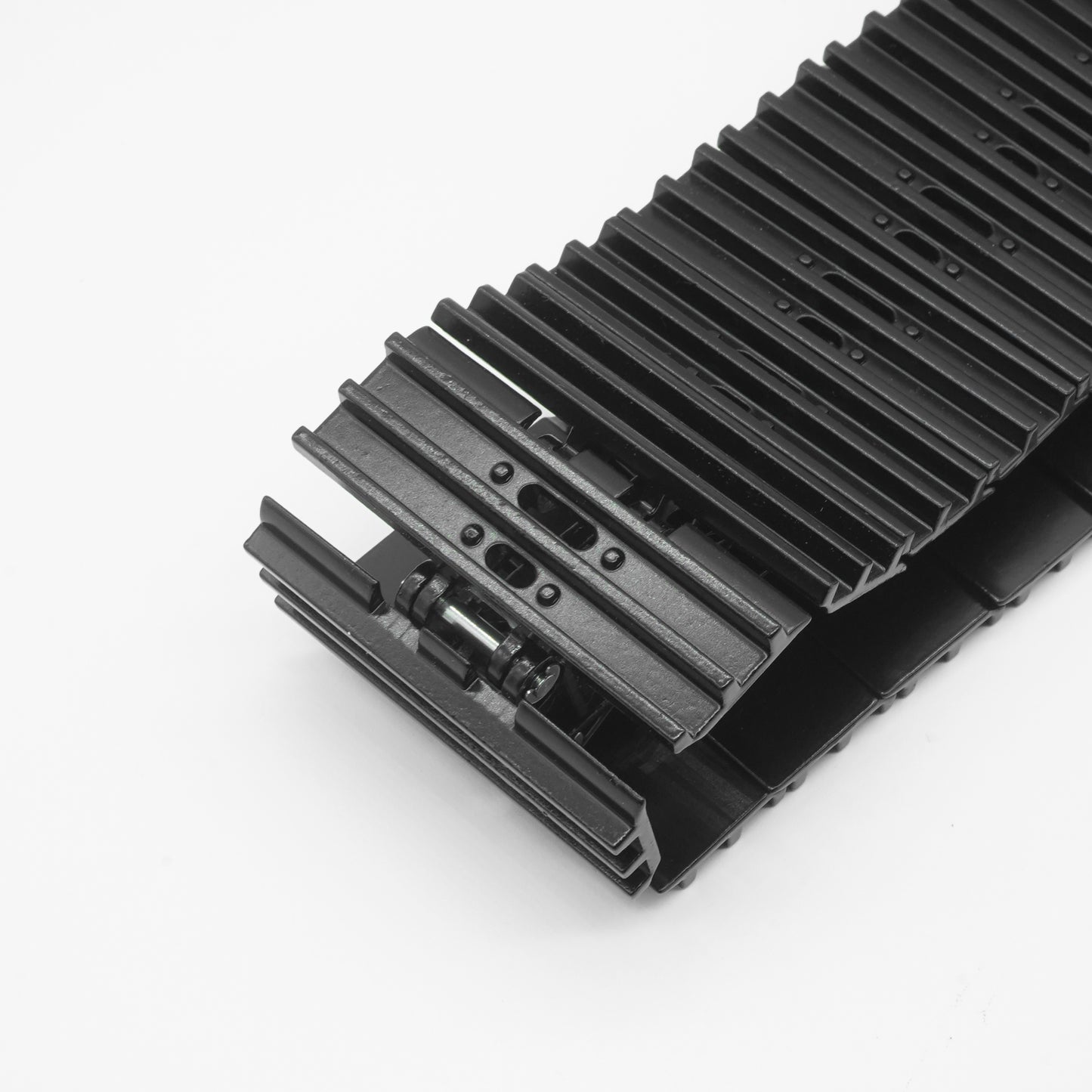 CUT-LD-02 CUT 1/12 Hydraulic Excavator Zinc Alloy Track with Three Rebars 55MM Width