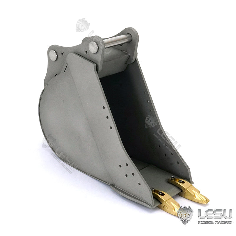 LESU 1/14 simulation hydraulic excavator PC360, wheel excavator, small short tail modified quick-release narrow bucket attachment