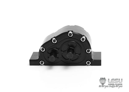 LESU 1/14 Tamiya tractor truck dump truck DIY remote control car model accessories 59mm wide transfer case F-5001