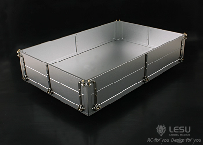 LESU1/14 Tamiya heavy tractor 8*8 remote control car model modified 280MM cargo box LS-20160303