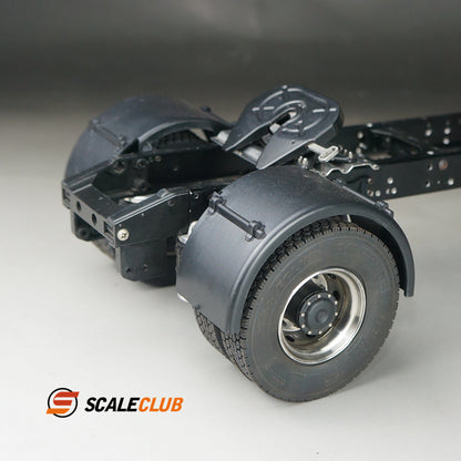 1 pair of Scaleclub models for Tamiya 1/14 RC tractor truck dump truck single axle fender decoration upgrade modification parts