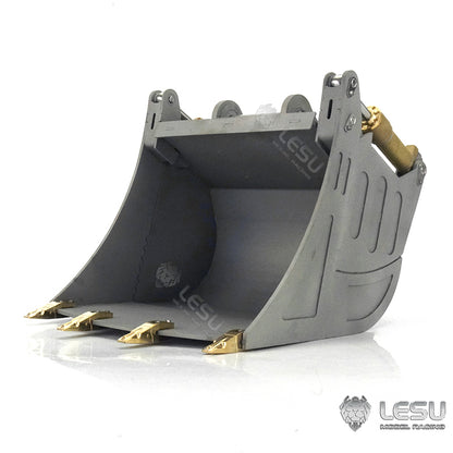 LESU 1/14 Engineering Hydraulic Excavator CAT 374F Modified Quick Change Hydraulic Opening and Closing Bucket Attachment