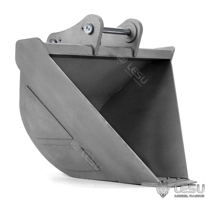 LESU 1/14 Engineering Hydraulic Excavator CAT 374F Modified Quick Release Trapezoidal Bucket Attachment