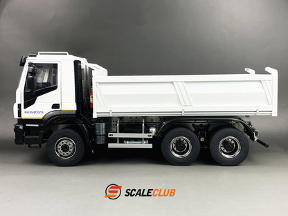 Scaleclub 1/14 full metal Iveco 6x6 hydraulic dump truck RTR to play