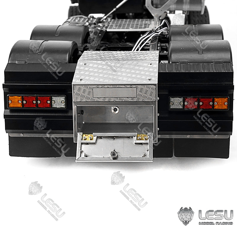 1/14 truck truck model toy FH16 tail beam tail light tool box set S-1278 Tamiya tractor LESU
