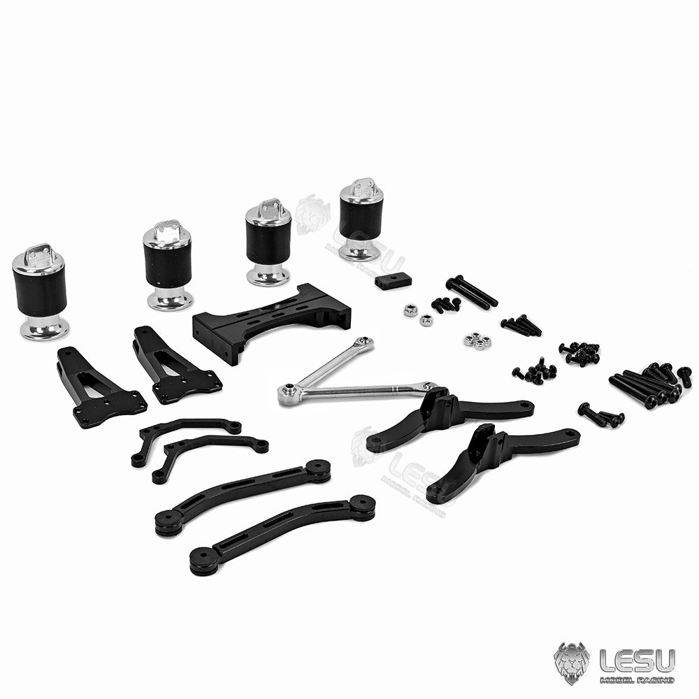 1/14 truck simulation airbag suspension Tamiya tractor model accessories large travel shock absorber system LESU