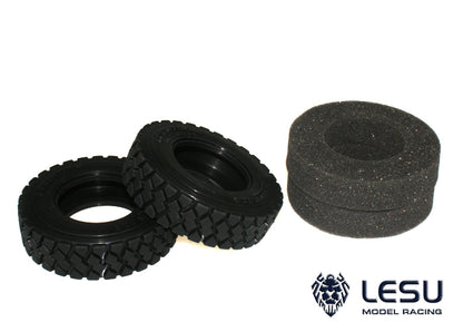 1/14 truck Tamiya tractor gravel tire skin mud dump truck 85MM diameter tire LESU model