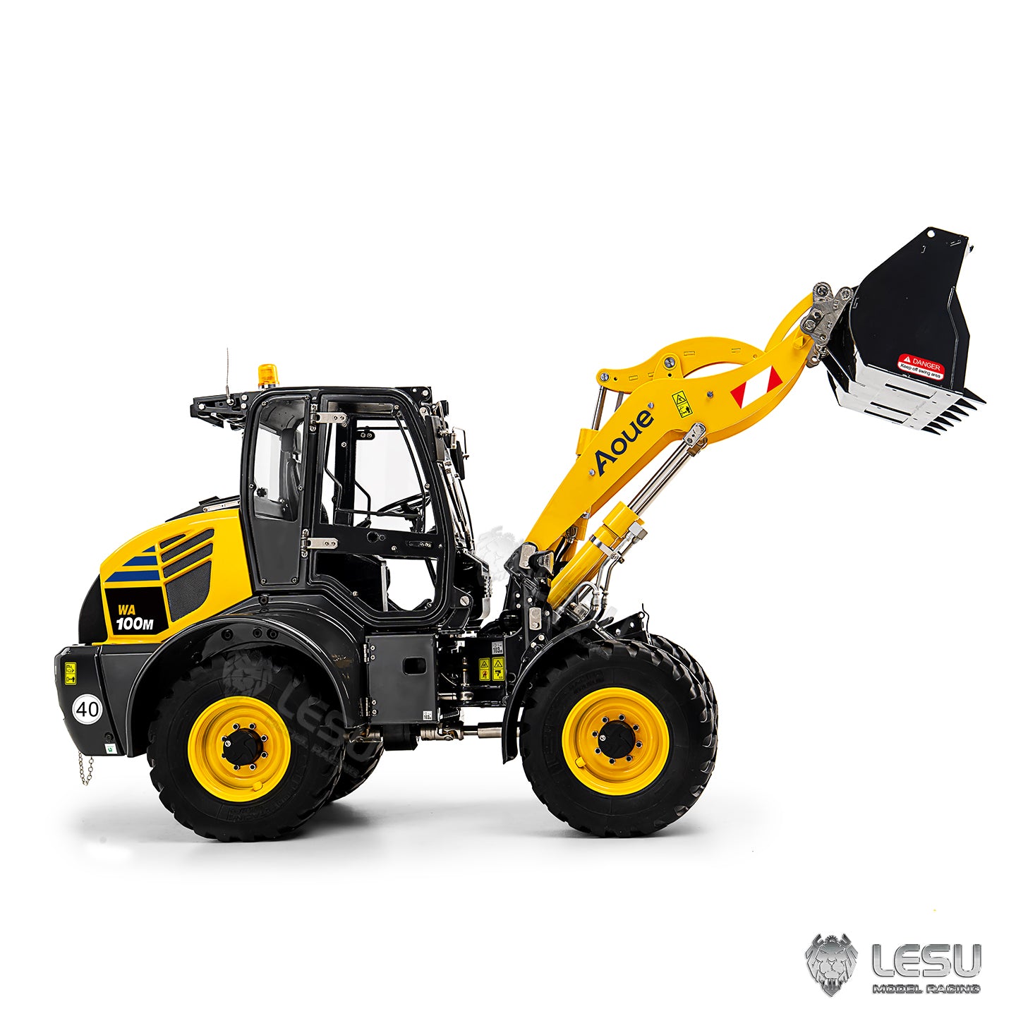 LESU 1/14 Aoue WA100M-8 Loader Hydraulic Return Steering 3+1 Valve RD-A0021