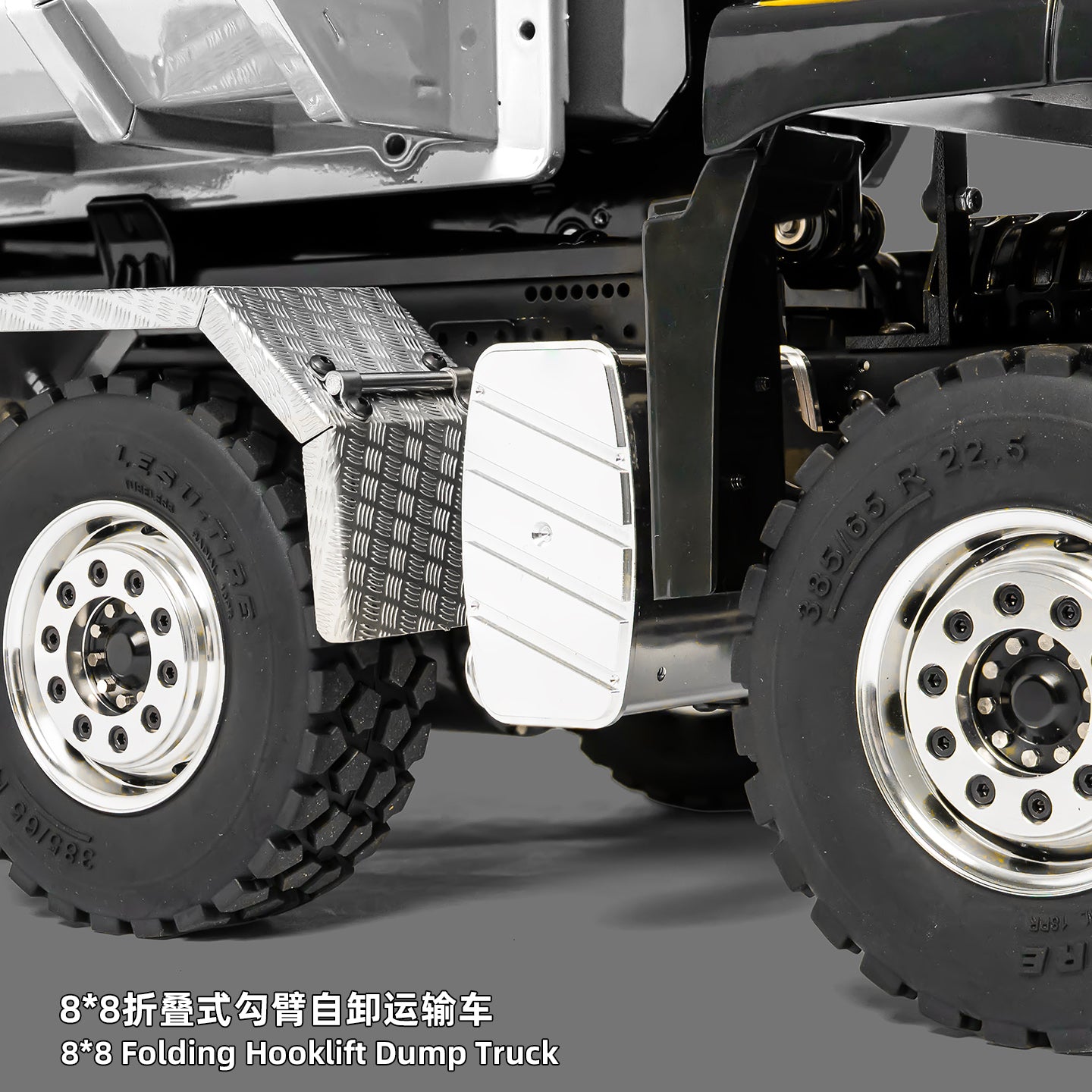 1/14 TGS 8×8 Folding Full‑Dump Roll‑Off Truck, 1‑Pump 5‑Spool Valve V2.0, LESU LS‑Z0098