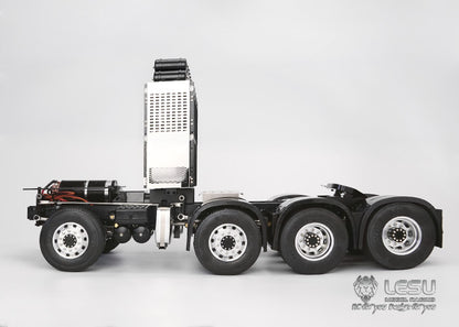 LESU 1/14 Tamiya Scania R470 R620 heavy tractor truck 8X8 full drive differential lock axle finished chassis remote control model