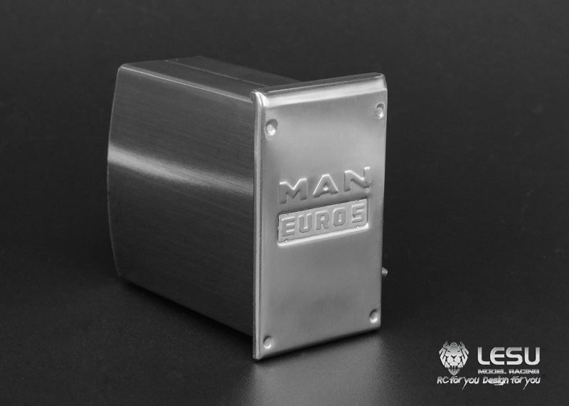 1/14 truck simulation exhaust tank G-6141 decorative parts model accessories can be opened Tamiya tractor LESU