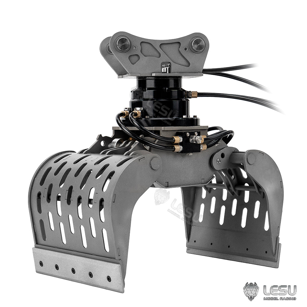 LESU 1/14 Engineering Machinery Model Excavator ET35 Modified Quick-Change Hydraulic Mechanical Claw Attachment
