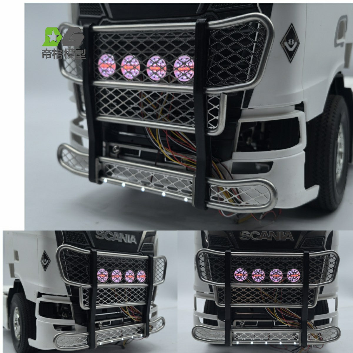 DG Model 1/14 Tamiya Tractor Truck Volvo Cabin Crash Barrier