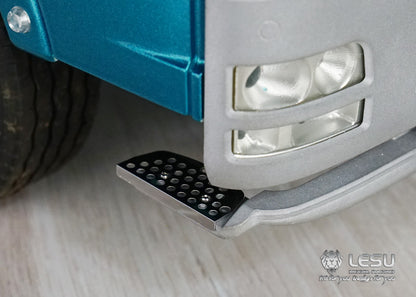 1 pair of LESU .Metal foot pedal ZK-K026 for Tamiya 1/14 RC truck tractor truck model toy cab pedal upgrade parts or DIY parts