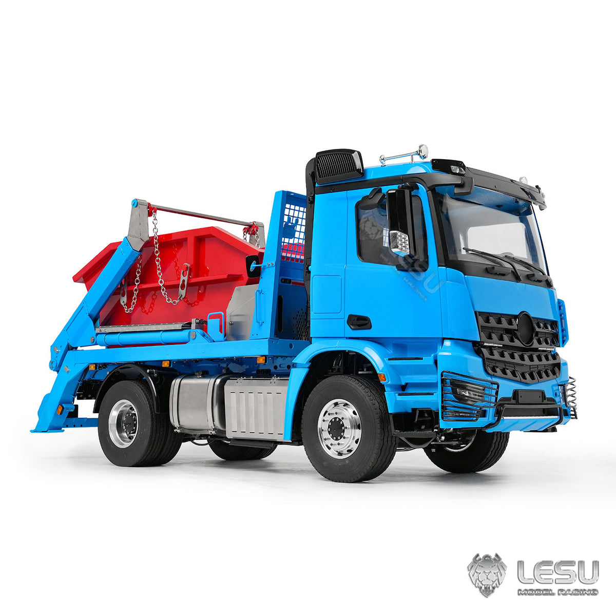 1/14 4×4 Hydraulic 4‑Spool Rocker‑Arm Tipper Truck, Integrated Welded Copper Tubing, LESU LS‑Z0067