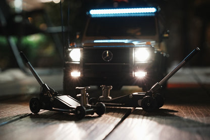 JDMODELJDM-202 Horizontal Off-Road Jack Model Climbing Car Jack 1:10 Jack