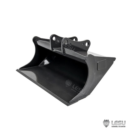LESU 1/14 Hydraulic Excavator Wide Bucket Toothless Bucket AT-C0069 Sheet Metal Process Simulation Model Accessories