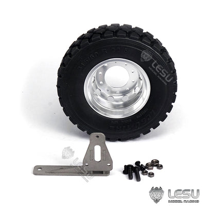 LESU 1/14 Tamiya dump truck simulation model engineering truck bucket installation spare tire rack DIY modified accessories