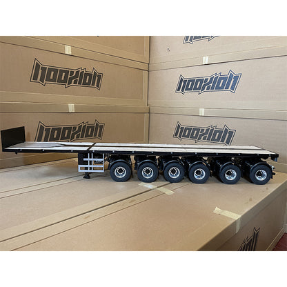 Nooxion 1/14 6-axis flatbed trailer for tractor truck