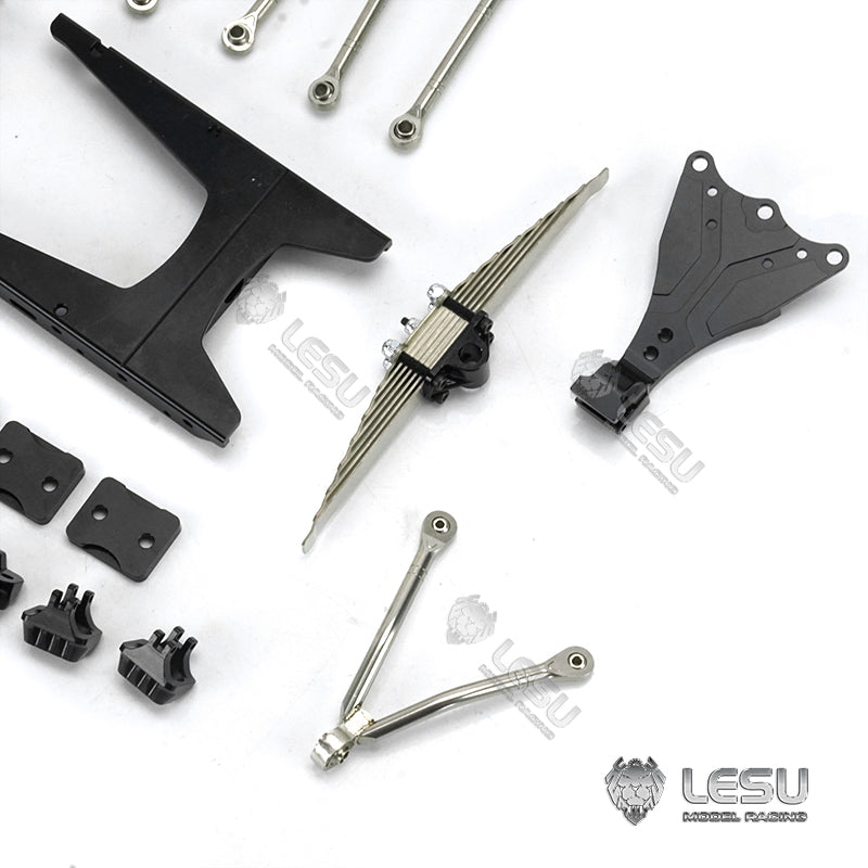 1/14 truck rear suspension assembly 9MM heightened X-8017 Tamiya tractor mud head full metal accessories LESU