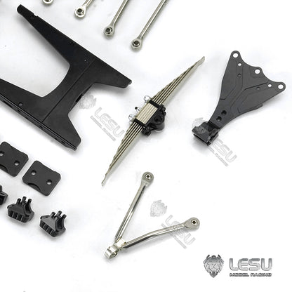 1/14 truck rear suspension assembly 9MM heightened X-8017 Tamiya tractor mud head full metal accessories LESU