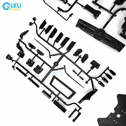 1/14 scale metal car body, Mercedes-Benz metal car body, CNC Mercedes-Benz model, MD metal.