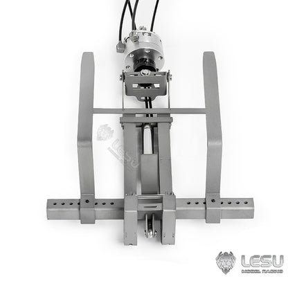 LESU 1/14 Truck Remote Control Model Metal Toy Hydraulic Truck Crane Folding Fork LS-A0048