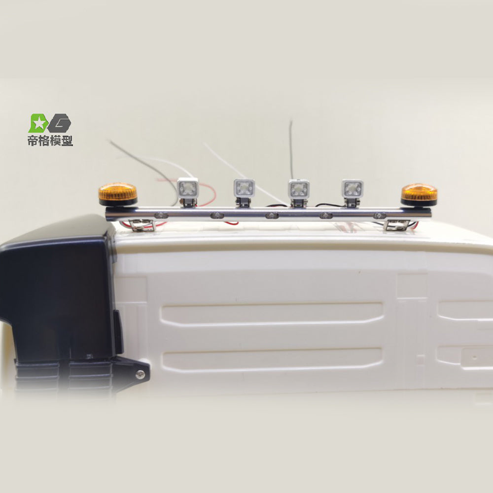 DG Model 1/14 Tamiya tractor truck Volvo engineering lights spotlights