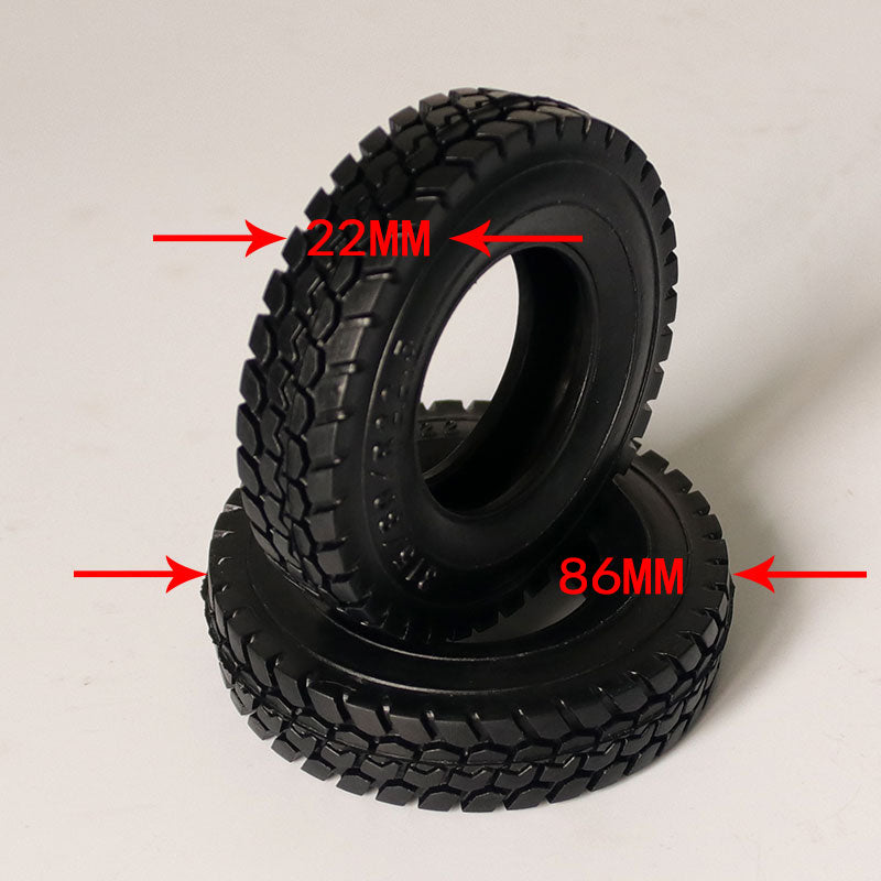 JDMODEL gravel narrow tire JDM-9, suitable for 1:14 tractor tire trailer tire trailer tire
