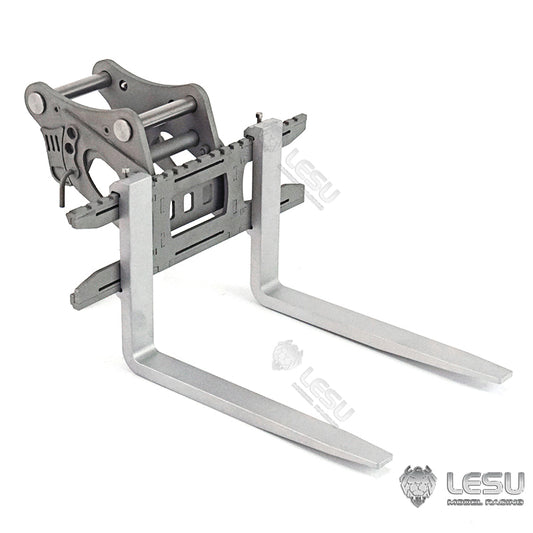 LESU 1/14 simulation hydraulic excavator PC360, wheel excavator, small short tail modified quick change fork attachment